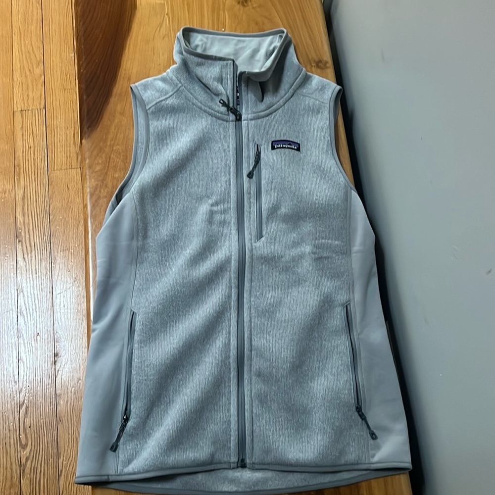 Patagonia vest- gray, women’s medium